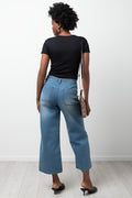 Culotte Denim Jeans Blue (2)