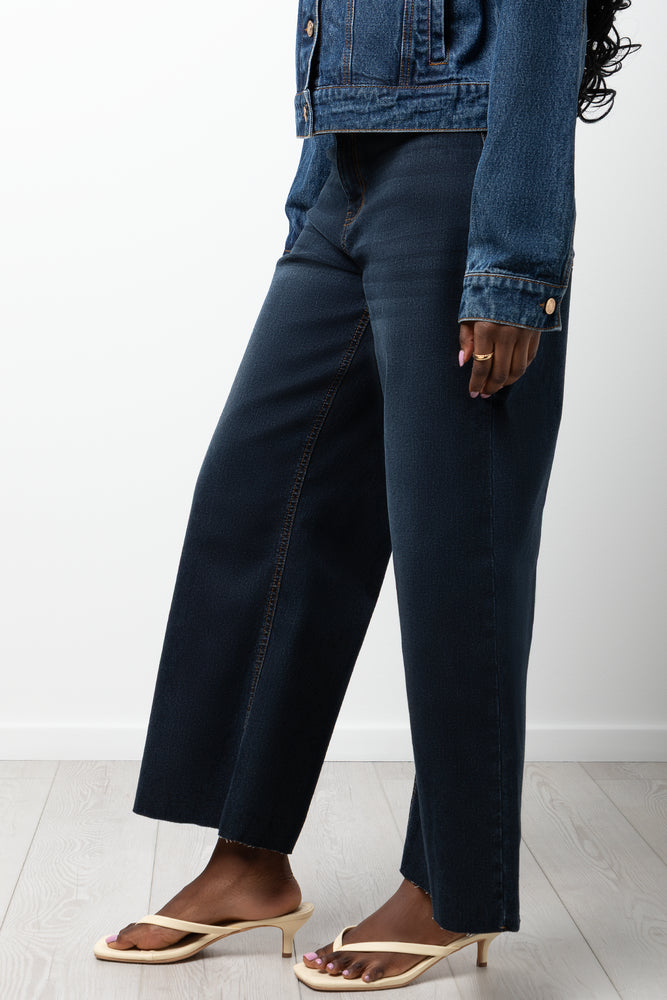 Culotte Denim Jeans Dark Blue (1)