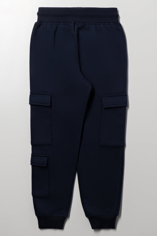 Cargo Trackpants Navy (2)