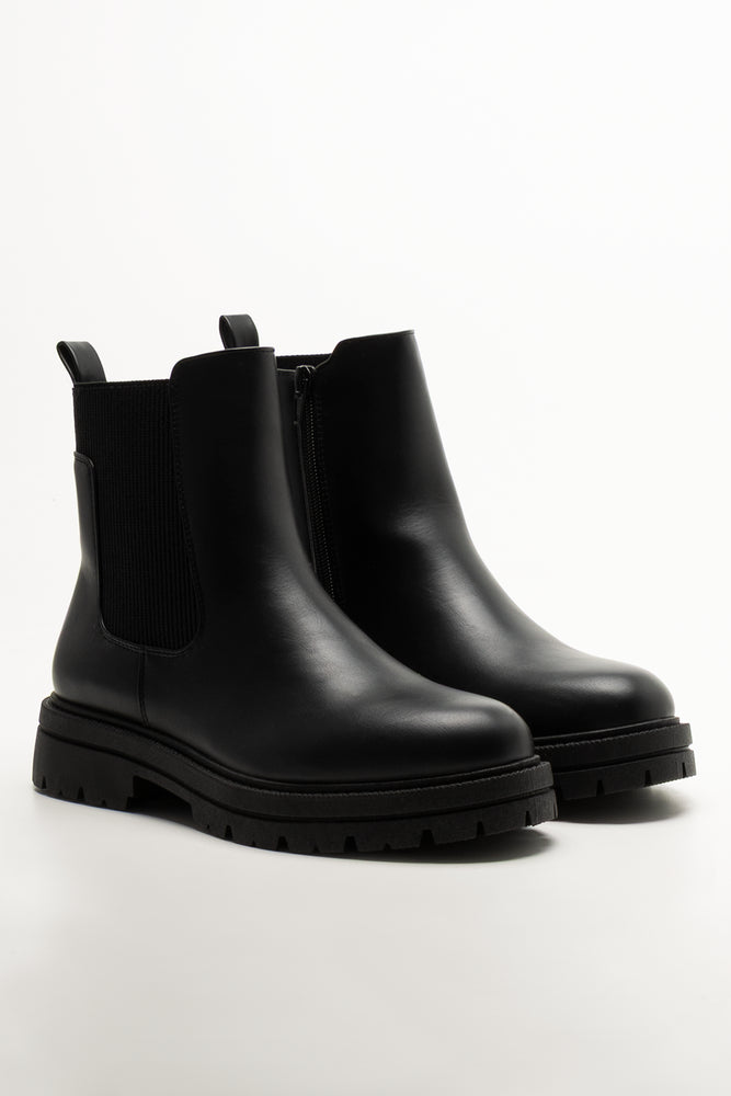 Chunky Chelsea Boots Black