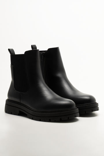 Chunky Chelsea Boots Black