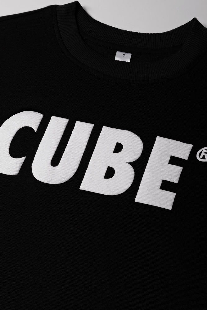 Crew Neck Tracktop Black (2)