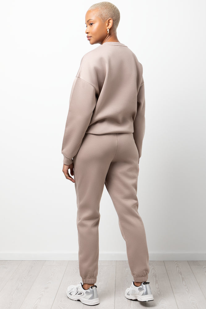 Knit Jogger Mocha (2)