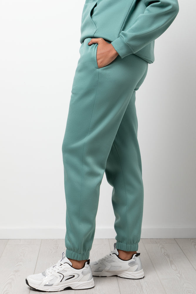 Knit Jogger Trackpants Green