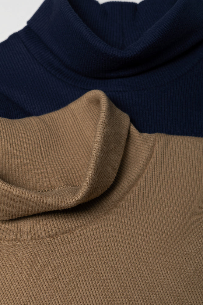 2 Pack Polonecks Navy And Natural