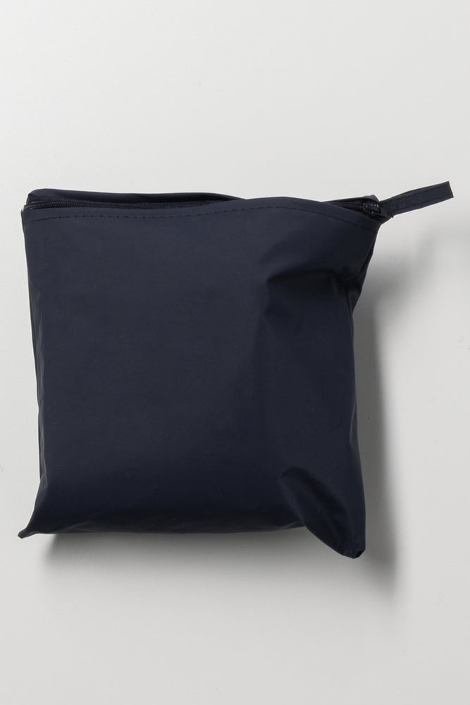 Navy Long Waterproof Raincoat