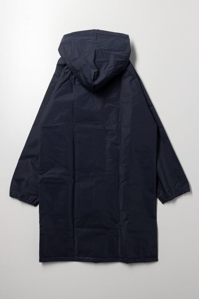 Navy Unisex Lightweight Waterproof Foldable Raincoat (4)