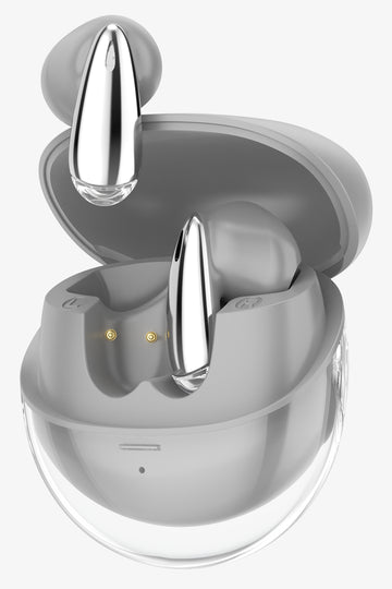 Rockitt Wireless Earbuds Grey Silver