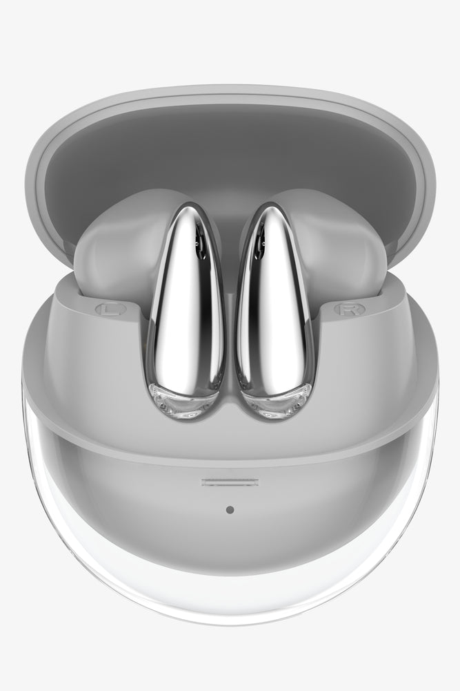 Rockitt Wireless Earbuds Grey Silver (1)