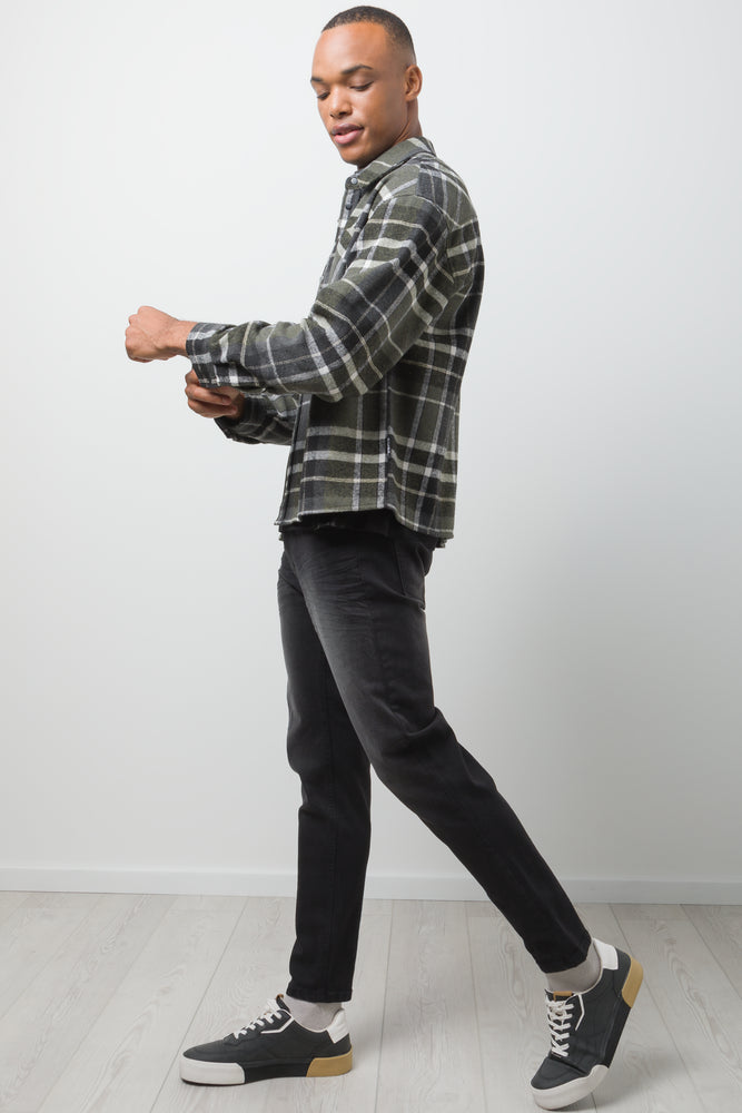 RELAXED FLANNEL SHIRT FATIGUE (1)