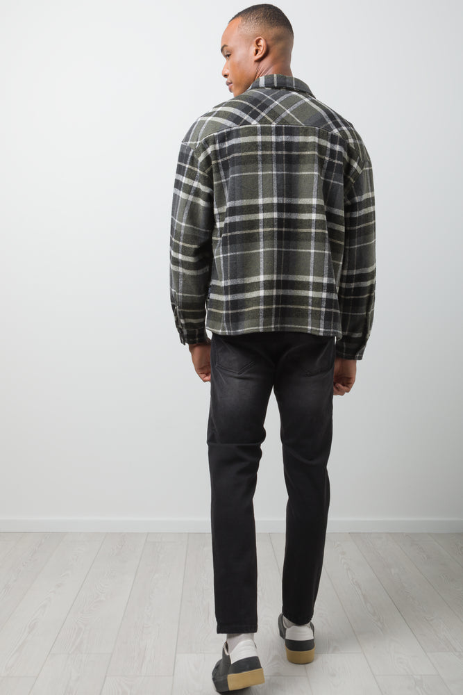 RELAXED FLANNEL SHIRT FATIGUE (2)