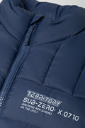 Sleeveless Zip Through Jacket Navy (1)