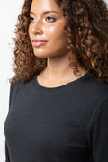 Long Sleeve Crew Neck T-Shirt Dark Grey (3)