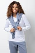 Long Sleeve Crew Neck T-Shirt White