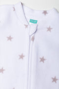 Stars Printed Sleepsuit White (1)