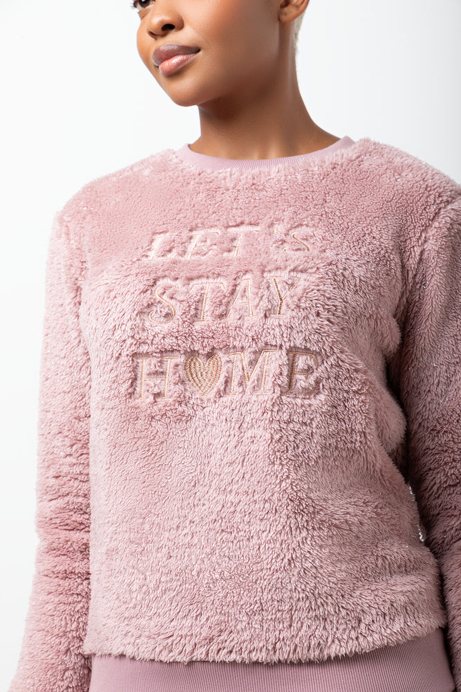 Let's Stay Home Soft Pyjamas Pink (3)