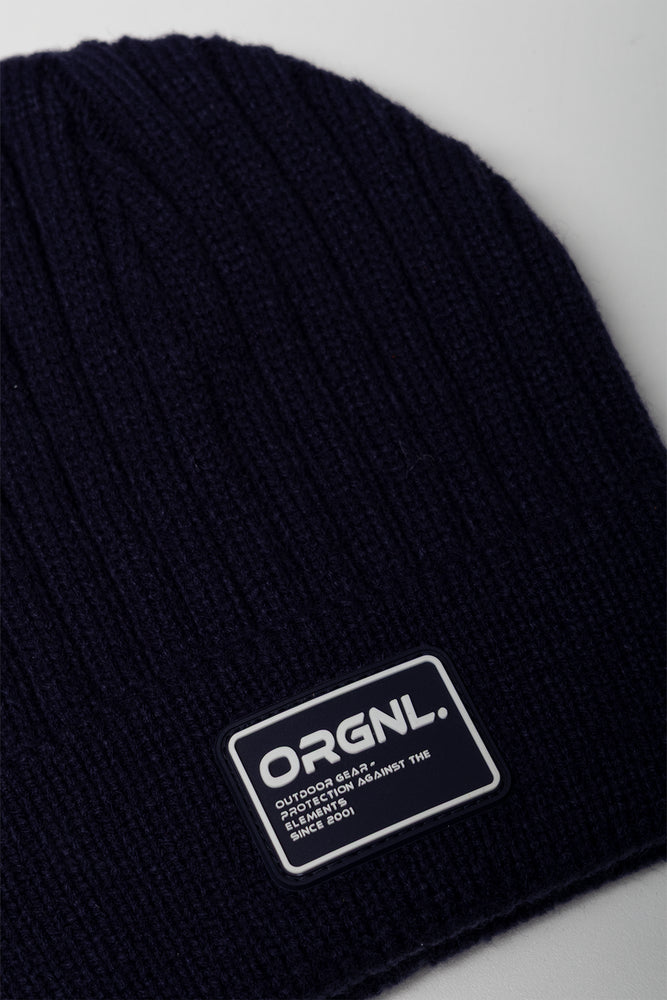Rib Beanie Navy