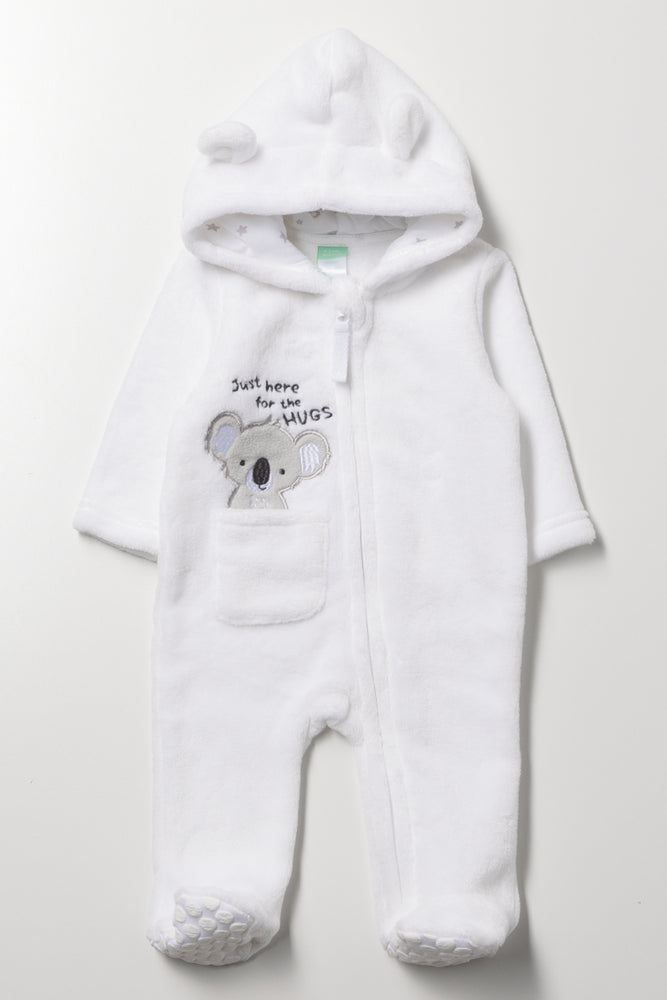 Koala Babygrow White