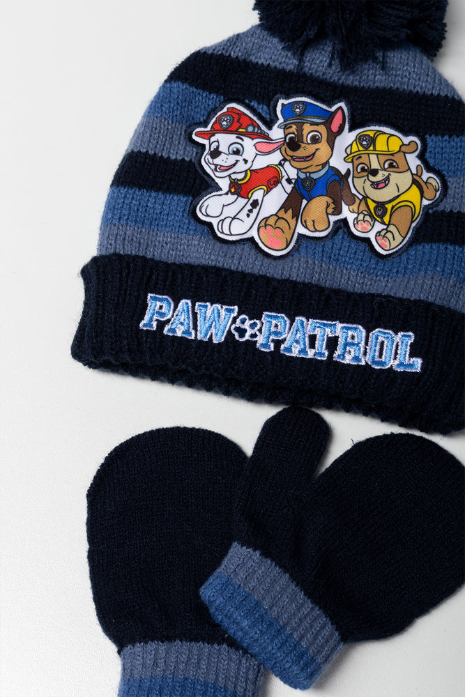 Paw Patrol 2 Piece Hat Set Blue (1)