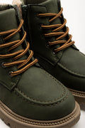 Lace Up Boots Green (2)