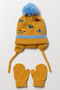 Trapper Hat Set Yellow