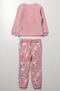 Long Sleeve Pyjama Set Pink (2)