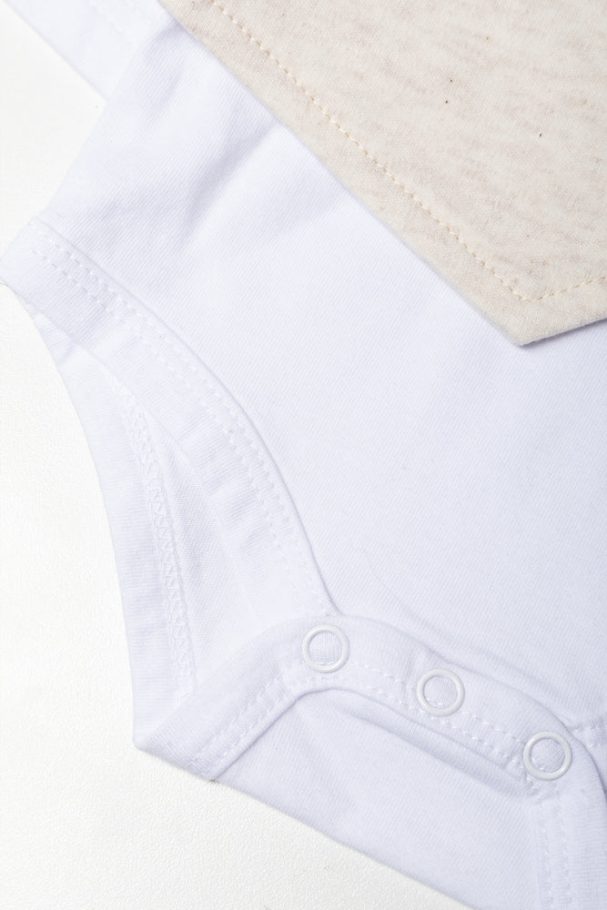 3 Piece Waistcoat Set Natural (2)