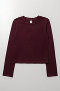 Long Sleeve T-Shirt Burgundy