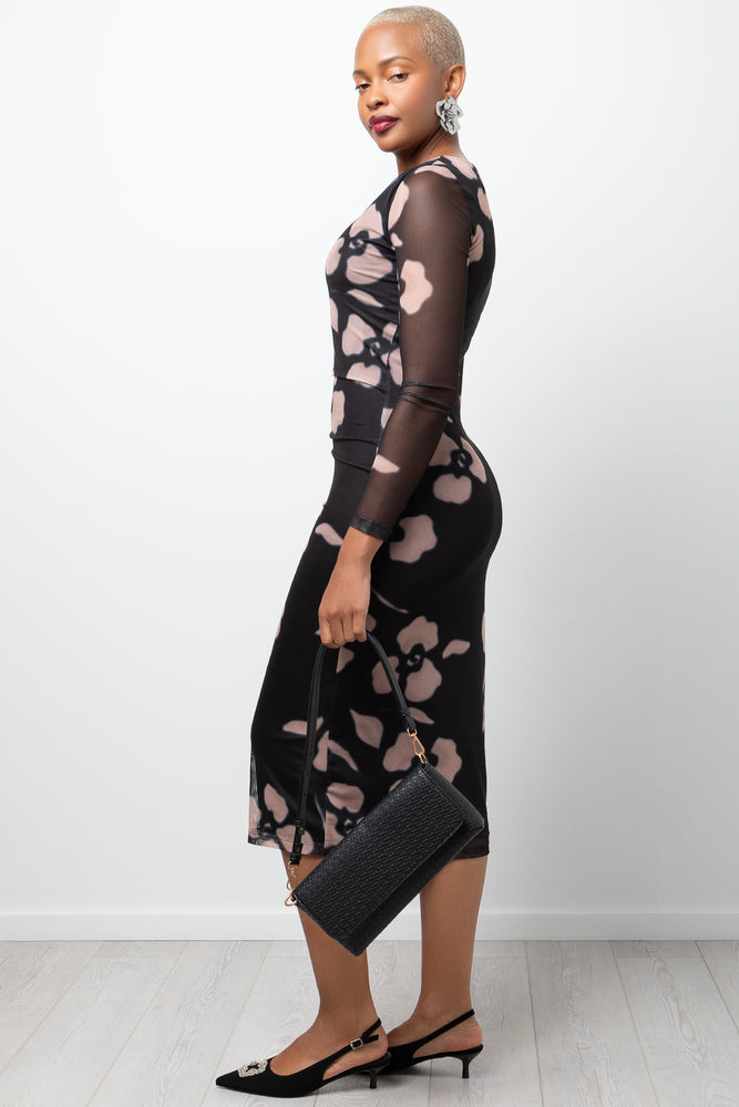Floral Mesh Dress Black | Dresses & Jumpsuits | Ackermans Floral Mesh Dress Black | Dresses & Jumpsuits | Ackermans
