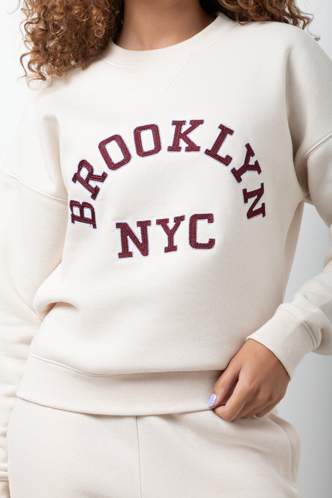 Crew Neck Top Cream (3)