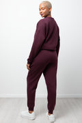 Crew Neck Top Burgundy (2)