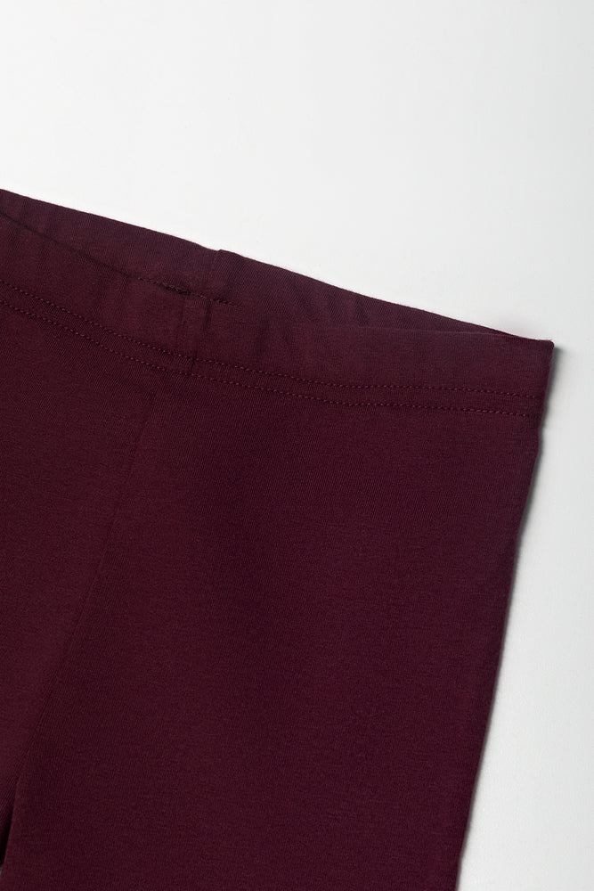Leggings Burgundy (1)