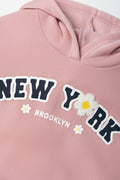 Sweatshirt Dress Pink (1)