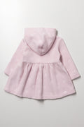 Hooded Flower Dress Pink (2)