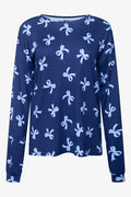 Long Sleeve Pyjama Set Navy (1)