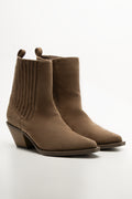 Western Ankle Boot Brown