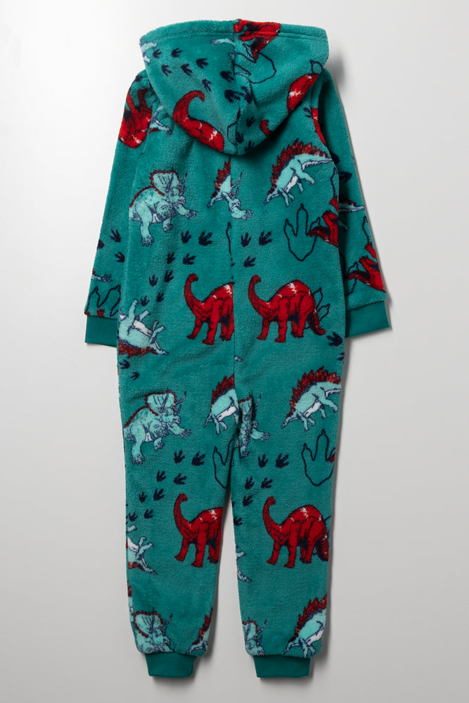 Dino Onesie Blue (2)