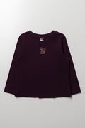 Long Sleeve T-Shirt Plum