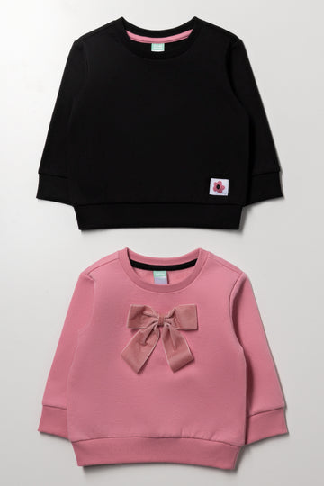 2 Pack Tracktop Pink And Charcoal