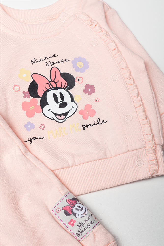 Minnie Mouse 2 Piece Set Pink (1)