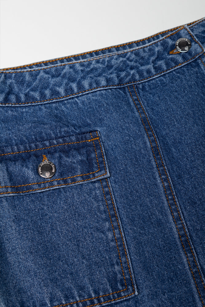 Denim Skirt Blue (1)