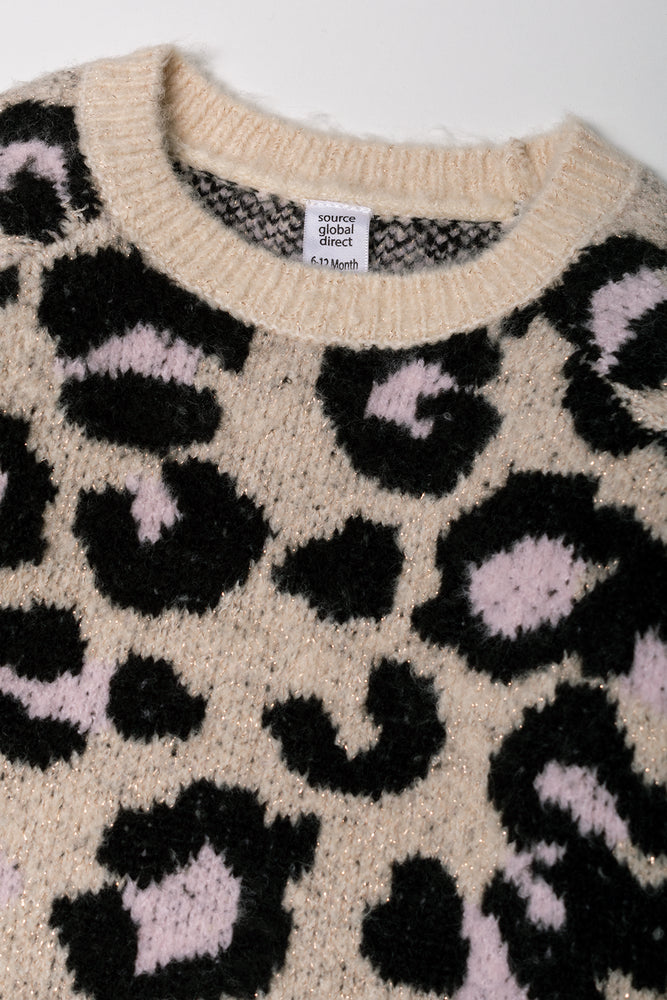 Animal Print Jersey Natural