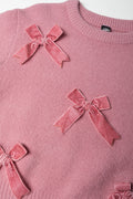 Bow Jumper Pink (1)