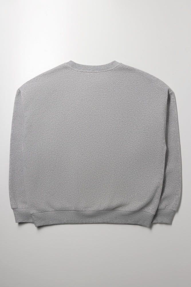 Crew Neck Tracktop Grey (2)