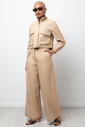 Wide Leg Pants Natural
