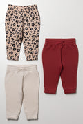 3 Pack Animal Trackpants Natural and Rust