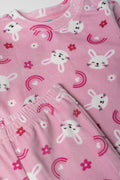 Bunny Pyjama Set Pink (1)