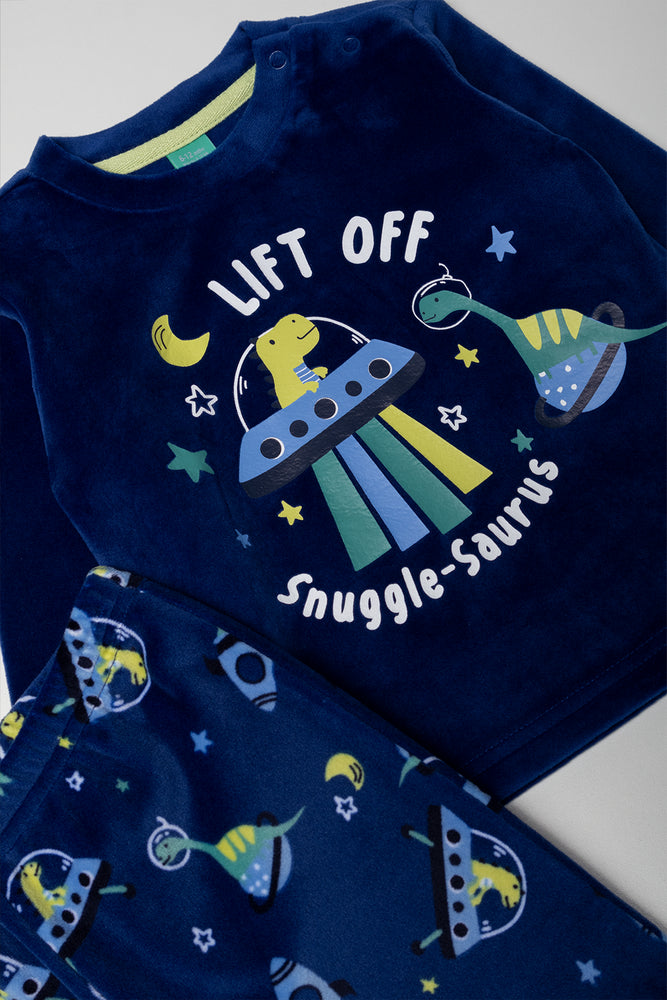 Dino Pyjama Set Blue (1)
