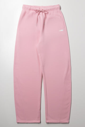 Cuffed Jogger Trackpants Pink