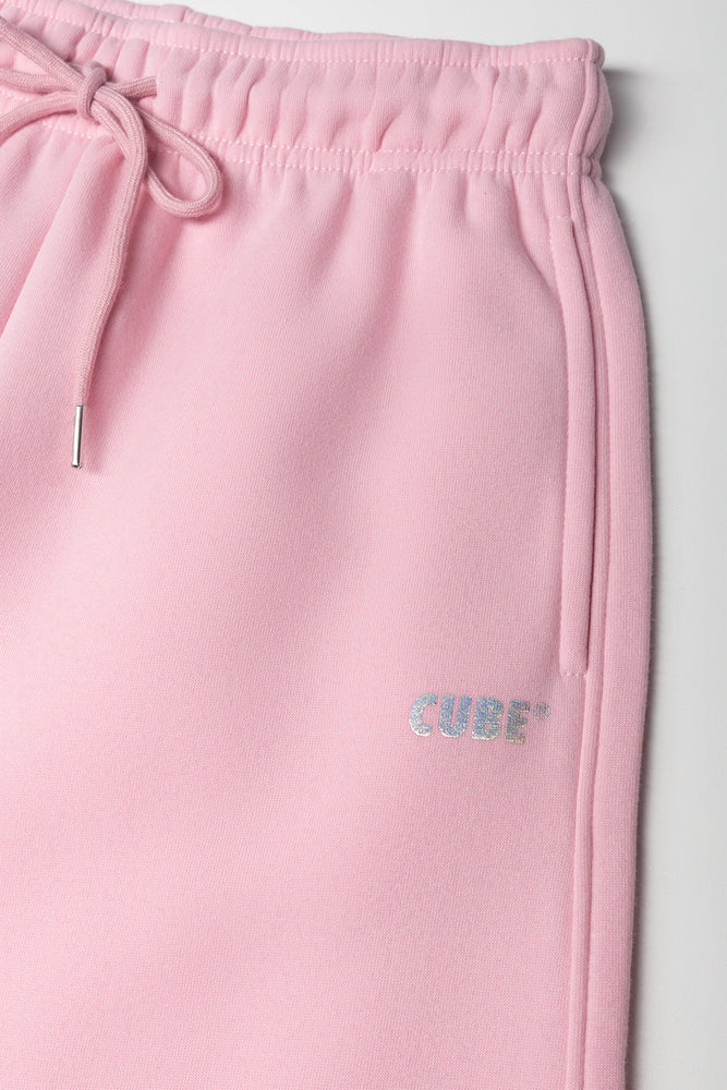 Cuffed Jogger Trackpants Pink
